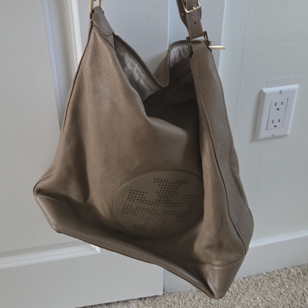 Tory Burch Tan Leather Hobo Bag